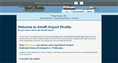 Desktop Screenshot of amalficoastairportshuttle.com